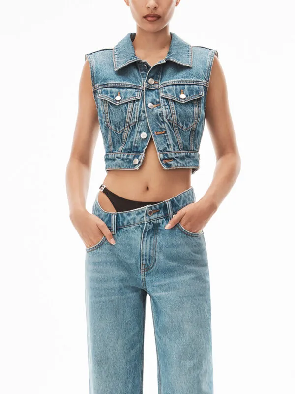 Alexander Wang bikini layer jeans | Luxury and style at your fingertips